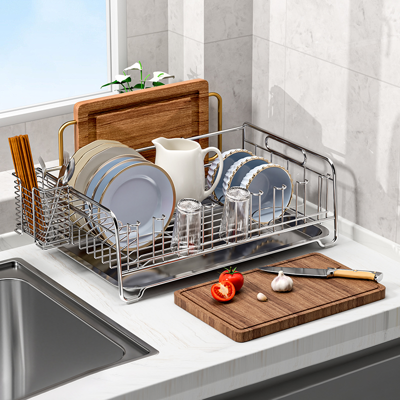 Égouttoir à vaisselle en acier - Kitchen Utensil Holder avis et prix