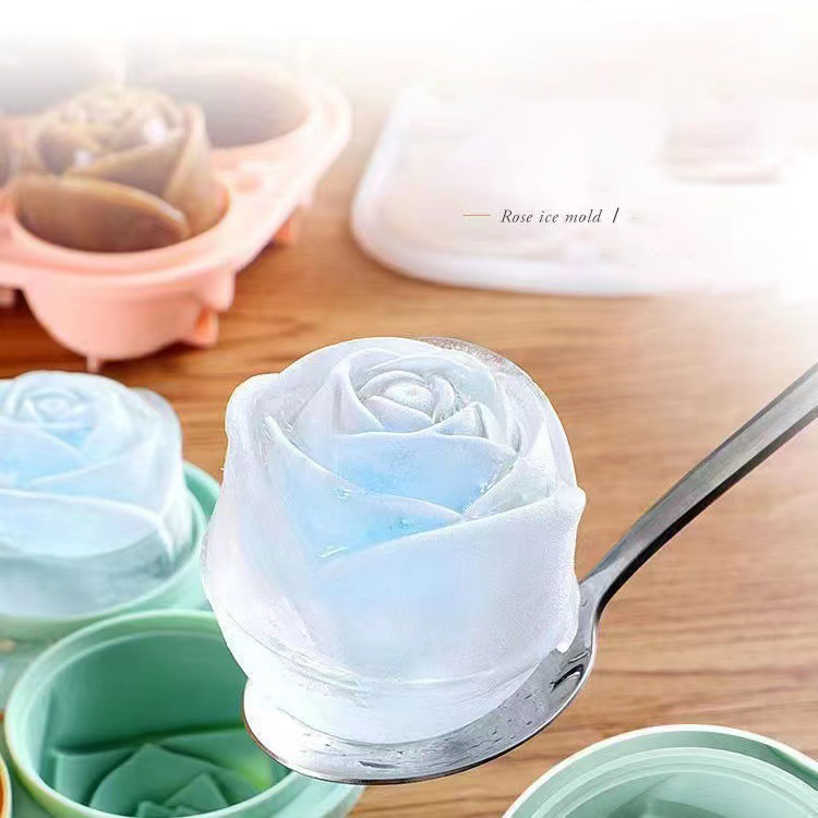 Moules à glace Rose 3D, 4 trou - Kitchen Utensil Holder avis et prix
