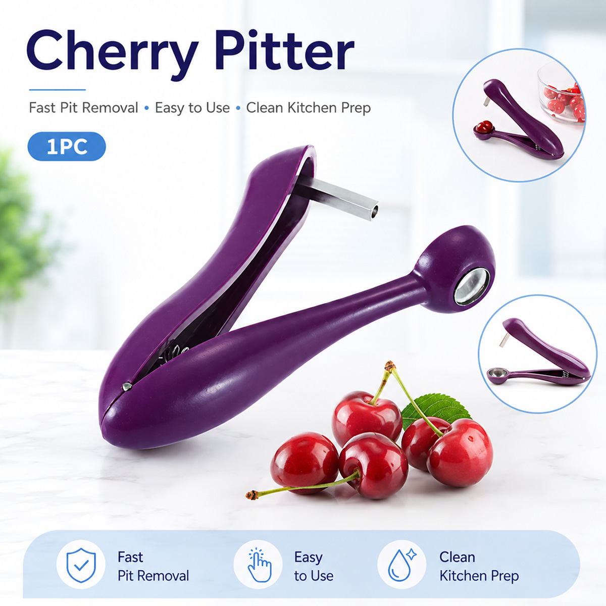 Décortiqueur de cerises manuel - Cherry Pitter Tool avis et prix