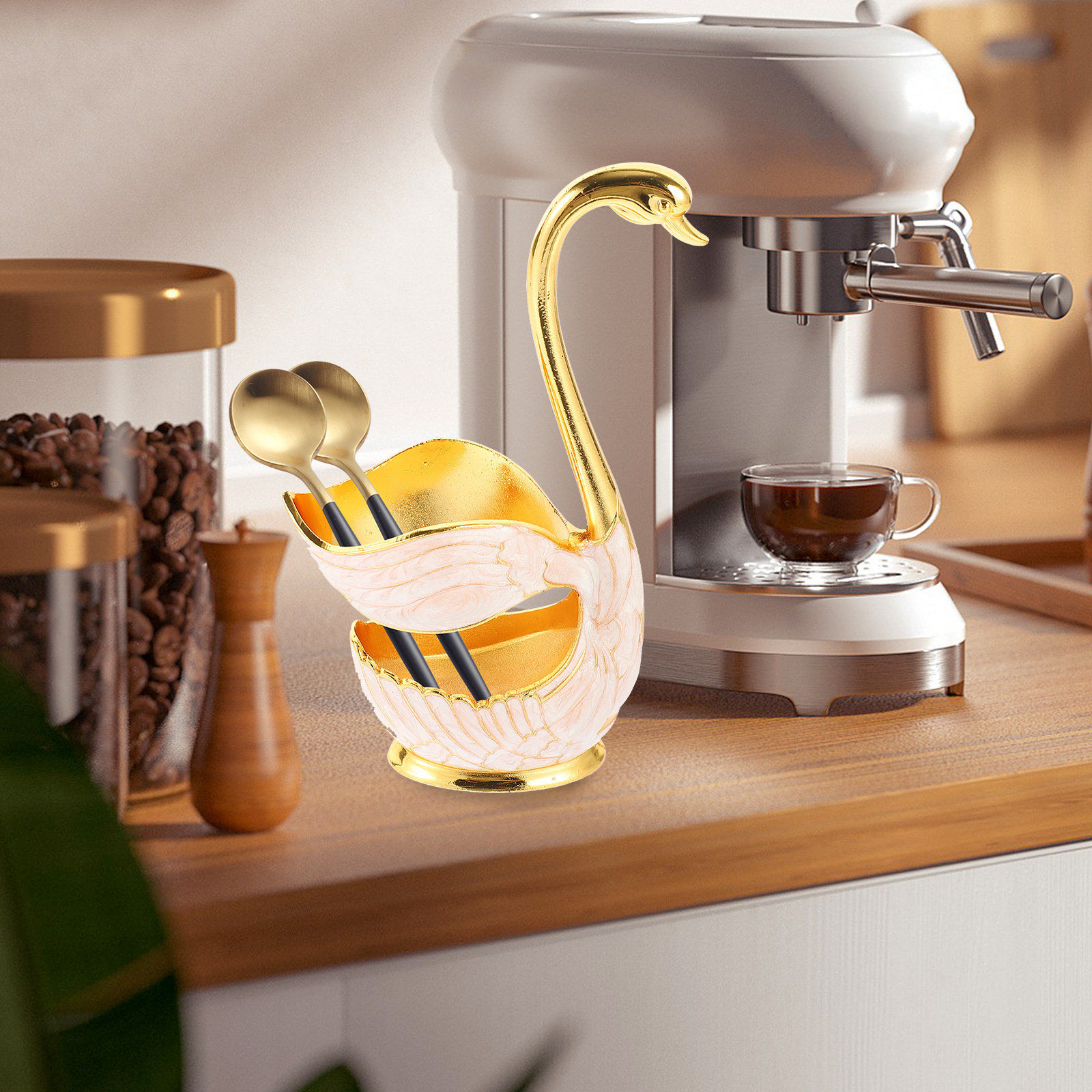 Porte-cuillères Swan Base, des - Kitchen Utensil Holder avis et prix