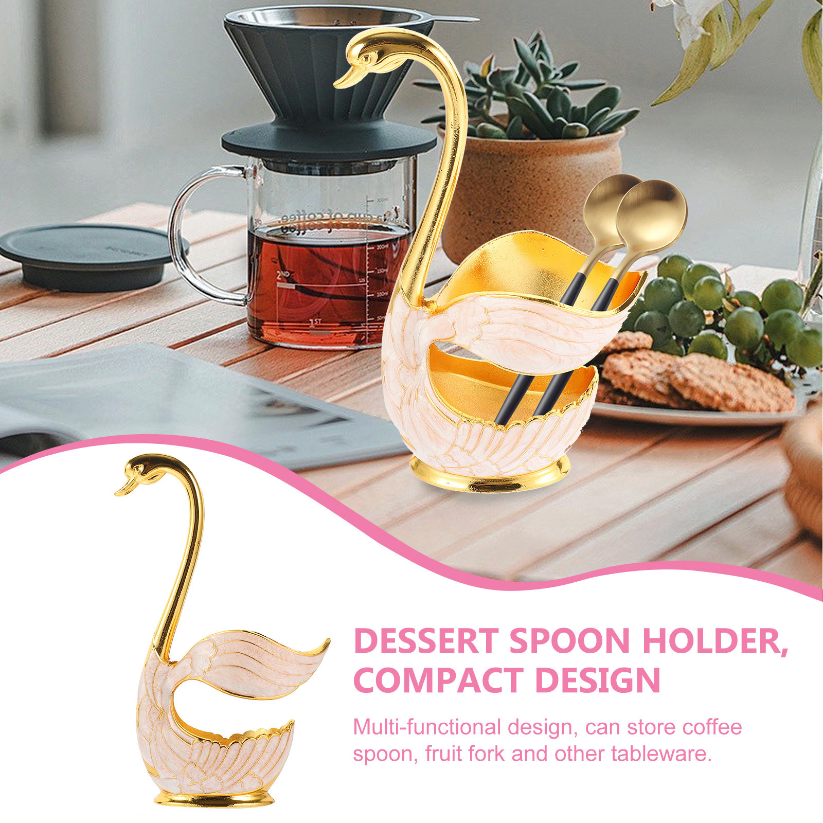 Porte-cuillères Swan Base, des - Kitchen Utensil Holder avis et prix